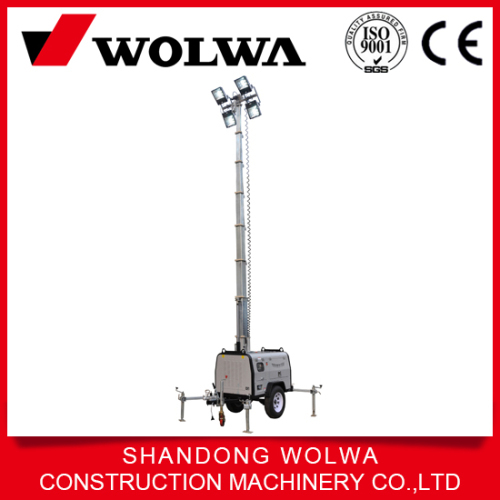 61C hydraulic lift trailer type lighting tower