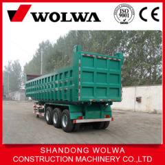 rear dumping semi trailer china manufacturer for sale