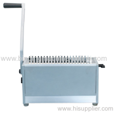 Manual fc size plastic ring binding machine