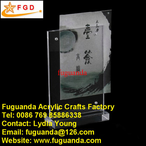 Fuguanda acrylic menu holder memo holder paper holder