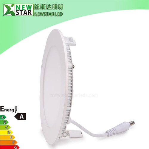 9W Round Ceiling Ultrathin Panel LED Lamp Downlight Light 85-265V