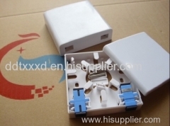 Fiber Optic Termination Wall Socket Single Family Unit 2Port SC 86-Type Mounting Box