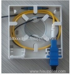 Fiber Optic Termination Wall Socket Single Family Unit 2Port SC 86-Type Mounting Box