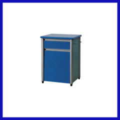 Plastic bedside cabinet for hospital use