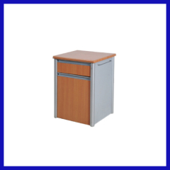 Plastic hospital bedside cabinet