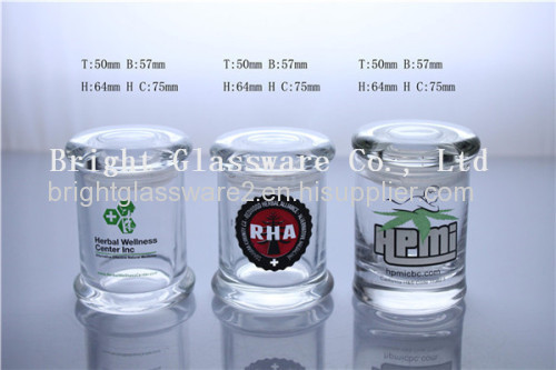 High Quality Glass Candle Jar With Logo Painting for Wholesale