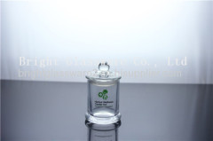 High Quality Glass Candle Jar With Logo Painting for Wholesale