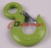 G80 Eye Hook With Latch Certification: ISO9000 Materials 20CrMnTi Surface treatment: color-painted self-colored