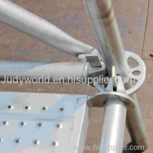 Galvanized Ringlock Scaffolding in Construction building
