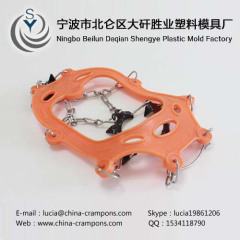 Wholesale outdoors anti skid snow silicone ice crampons and cleats for both woman and man