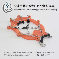 Wholesale outdoors anti skid snow silicone ice crampons and cleats for both woman and man