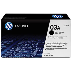 HP C3903A LASERJET 03A TONER CARTRIDGE - BLACK