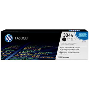 HP CC530A LASERJET 304A TONER CARTRIDGE- BLACK