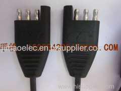 SAEpulg Bullet terminal molding power cable wire harness