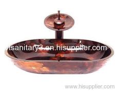 glass sink wash basin bathroom basin