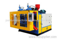 extrusion blow molding machine for small containers