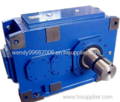 Industrial helical gear reduction box speed reducer H series parallel shaft