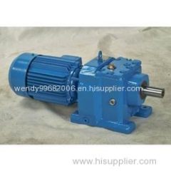R87 transmission helical gearboxes gear motor