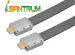 Zinc Alloy Flat HDMI Cable Support 4k*2K 3D Ethernet 1.4V