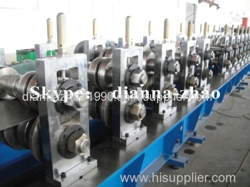 peach shape metal fence roll forming machine in my factory