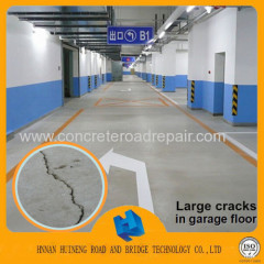 how to repair cracks in garage concrete floor