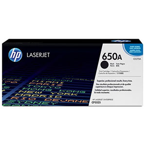 HP CE270A LASERJET 650A TONER CARTRIDGE - BLACK