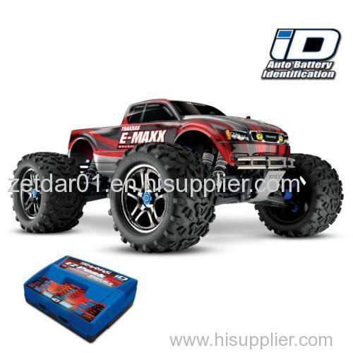 Traxxas E-Maxx Brushless 1/10 RTR MT with iD Technology Combo