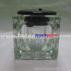 Squre Deck Light Glass Box Heart Shape