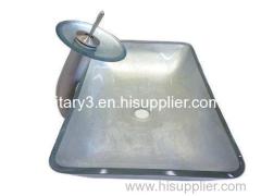 glass wash hand basins