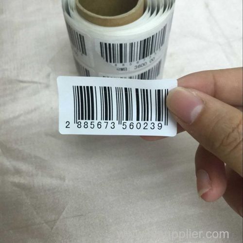 Minrui Unique Destructible Security Bar Code Labels Printed Serial Number of Vinyl Stickers
