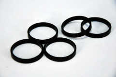 bonded rubber ndfeb ring Ni/Zn-plating magnet