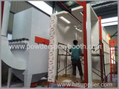 Mono-cyclone Automatical Powder Painting Booth from China Supplier