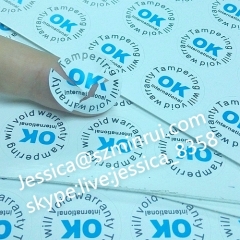 Strong Adhesive Wholesale Custom Warranty Sticker Round Shape in 15mm Diameter Security Stickers for Your Products