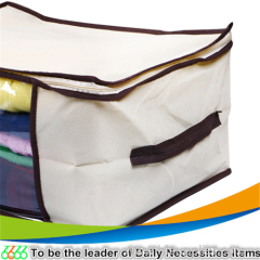 Nonwoven storage garment packaging bag with handle handbag organizer