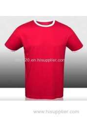 100% Polyester Men Red Dry Fit