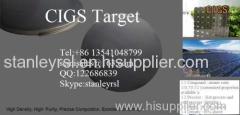 CIGS Target CAS NO.12018-95-0