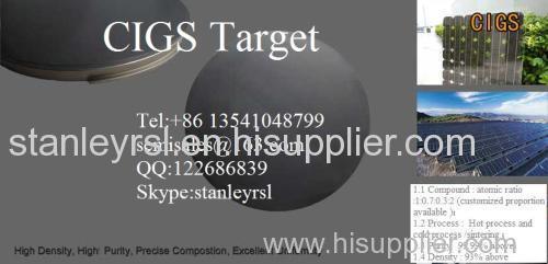 CIGS Target CAS NO.12018-95-0