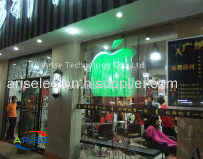 Glass LED displays Transparent LED displays P8/P10/P12/P14.65/P16/P20