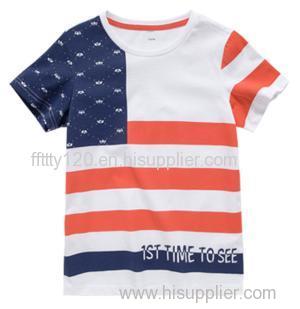 t shirts for boys online Printed Cotton T Shirt For Boy