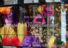 Glass LED displays Transparent LED displays P8/P10/P12/P14.65/P16/P20