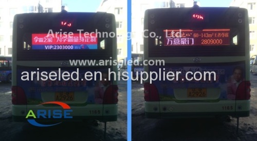 full color Bus led display Bus LED banner signs/ Bus LED Display P5/P6/P7.62