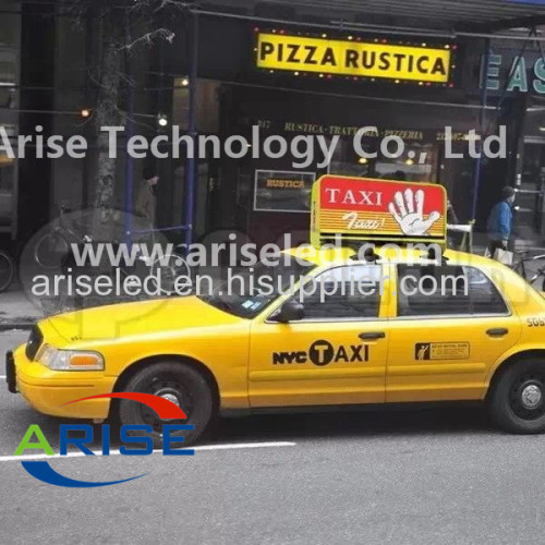 Taxi LED banner signs P6 Taxi LED banner signs/ TAXI LED Display P4/P5/P6