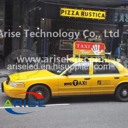 Taxi LED banner signs P6 Taxi LED banner signs/ TAXI LED Display P4/P5/P6