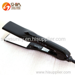 Professional cold solar digital LCD display top ceramic hair straightener falt iron