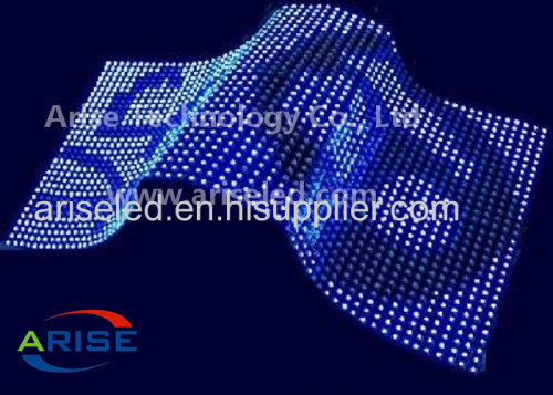 lexible LED displays/Soft LED Displays/Curved LED displays/Flexible LED curtain P25/P31.25/P37.5/P75