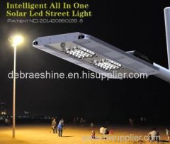 1200 Lumens Solar Pv Power Solar Street Led Light All In One Lithium Battery