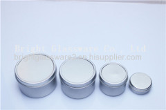 Mini Metal Candle Jar with Beautiful Painting and Suit Lids
