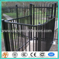 design 2.4m palisade iron main gate designs