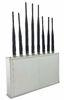 34dBm / 31dBm Cell Phone Signal Jamming Device 2G / 3G / 4G Jammer With 8 Antennas