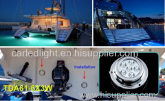 18 W Surface Mount Marine Led Spotlights For Boats DC11V-14V